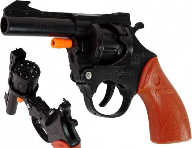 Pistolet à amorces Revolver Noir