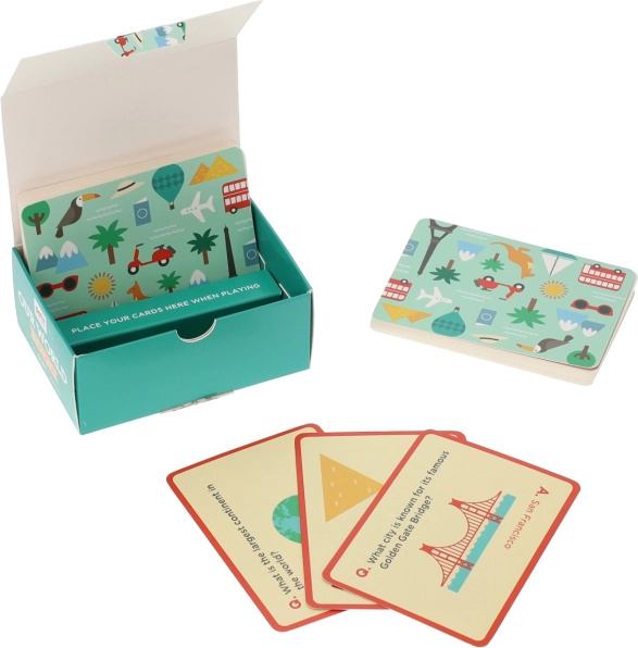 Cartes de quiz Petit Collage Notre Monde
