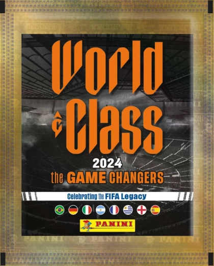 Panini World Class 2024 autocollants de football à collectionner - 1 sachet (5 pièces)