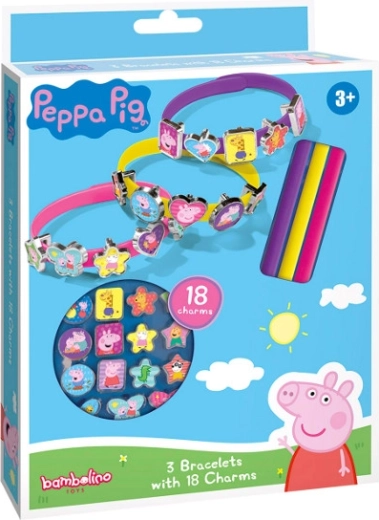 Kit de fabrication de bracelets avec breloques Peppa Pig