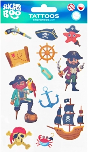 Tatouages pirates - 1 pièce