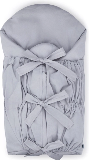 Emmaillotage à lacets avec insert en coco Light Grey 75 × 75 cm PETITE&MARS