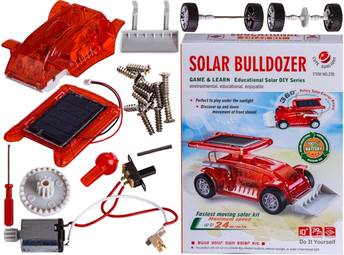 Kit de construction de bulldozer solaire - 1 pièce