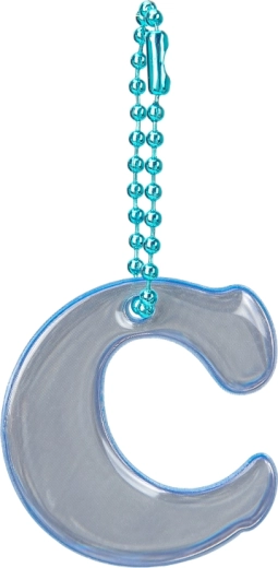 Pendentif réfléchissant Baagl lettre C