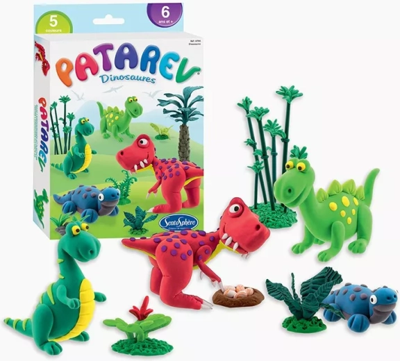 Sentosphere Pâte à modeler Patarev mini dinosaures