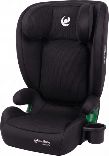 IslaBaby SafiroFix i-Size siège auto 100–150 cm (15–36 kg) avec isofix mesh black