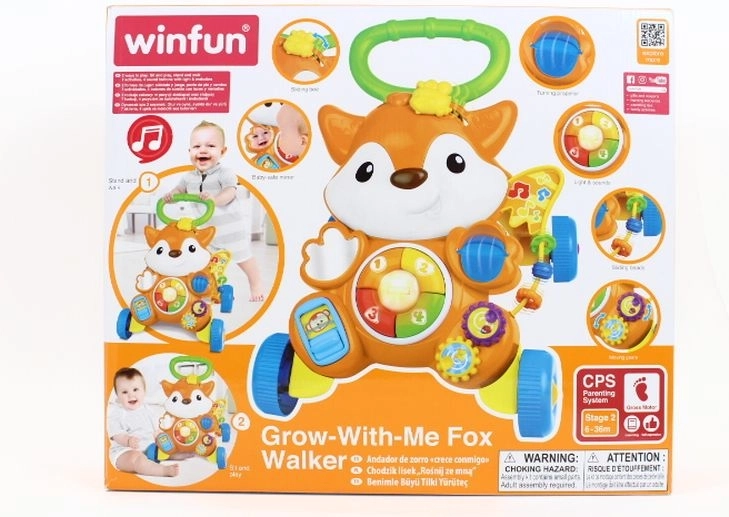SmilyPlay trotteur interactif renard - 1 pièce