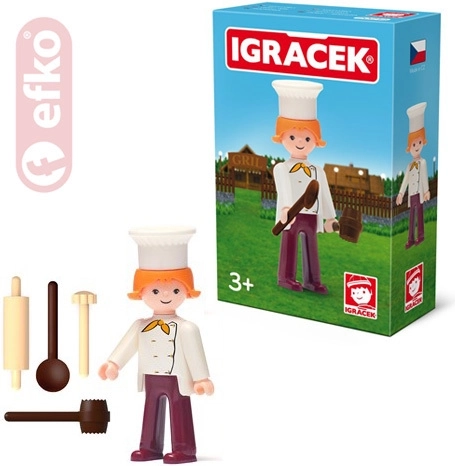 Efko Igráček cuisinière avec accessoires en boîte