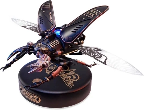 RoboTime puzzle mécanique 3D lucane cervus – modèle bionique avec lumière