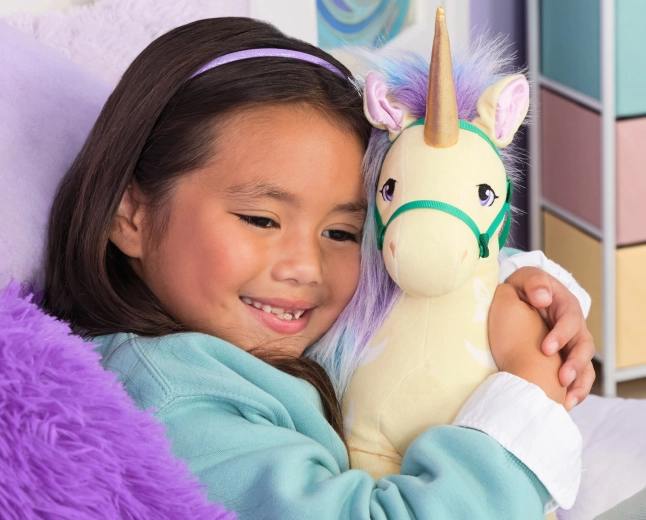 Peluche douce et câline