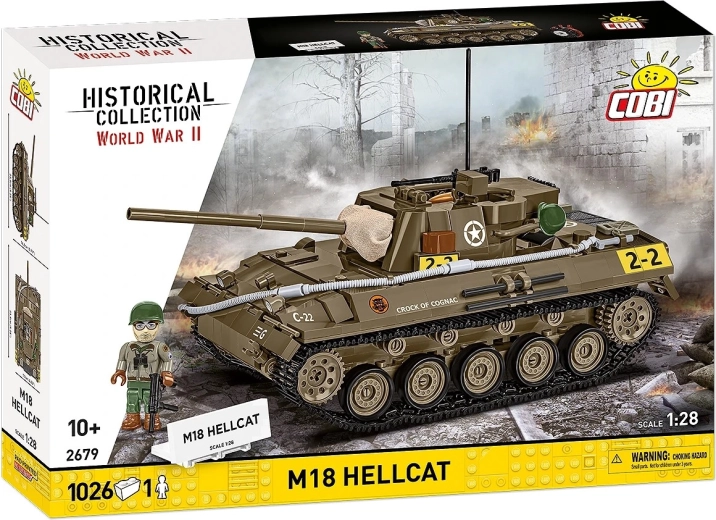 Cobi M18 Hellcat kit de construction de char 1:28 (1026 pièces)