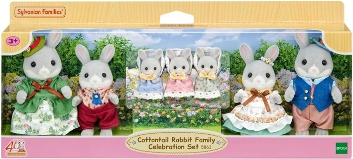 Famille de lapins multigénérationnelle Sylvanian Families