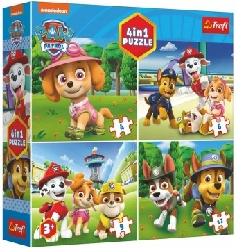 Puzzle 4en1 Pat' Patrouille