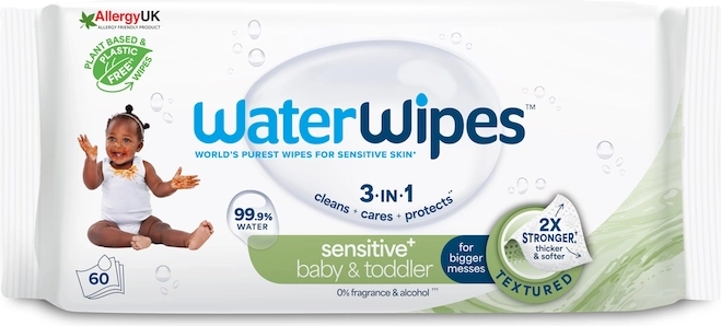 99,9 % d’eau et formule douce sans parfum