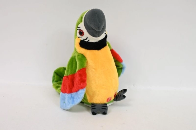 Perroquet interactif en peluche répétiteur
