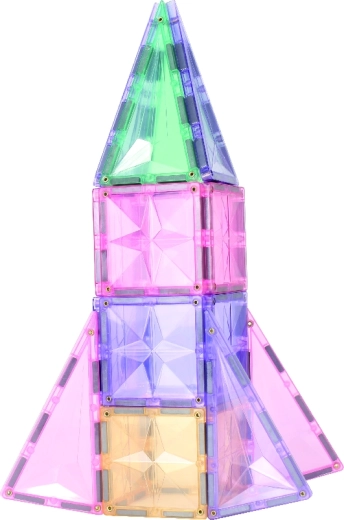 Cleverclixx jeu de construction magnétique Petite Pastel Pack (36 pièces)