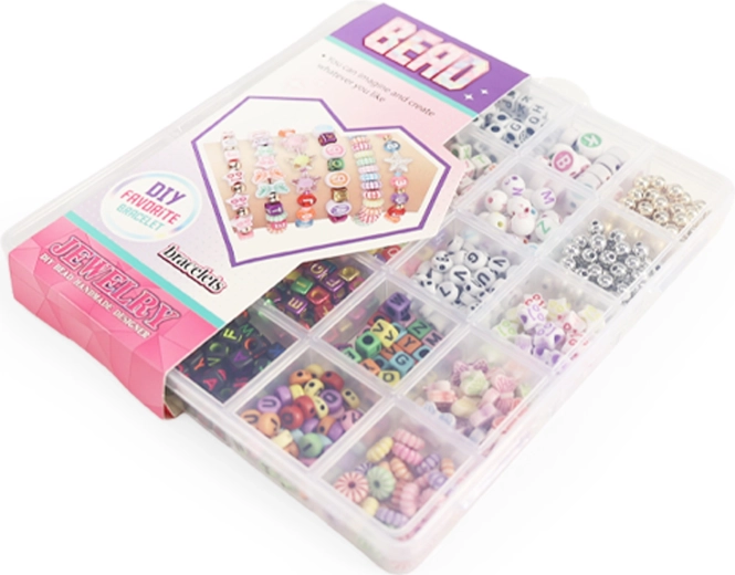 Kit créatif pour fabriquer des bracelets en perles