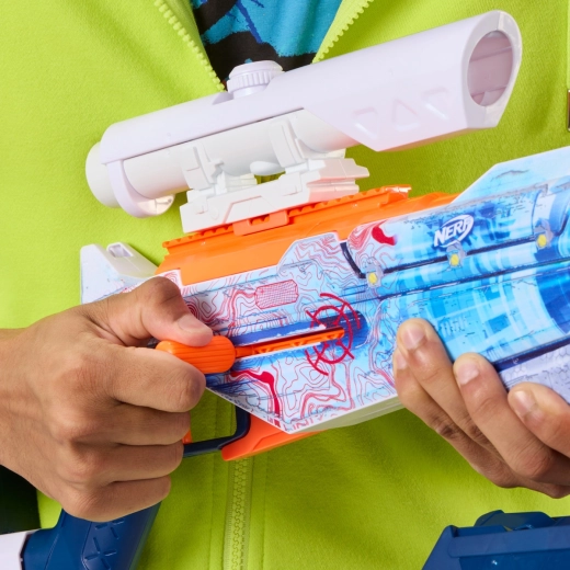 Verrouillage manuel et chargeur de 6 fléchettes