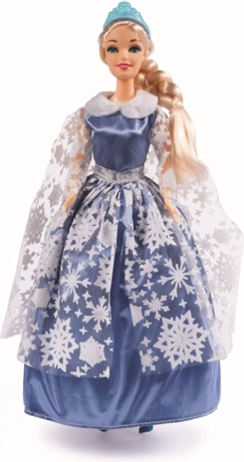 Robe d’hiver ornée de flocons de neige