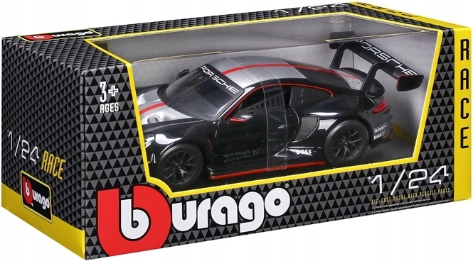 Bburago Porsche 911 GT3 Racing Launch 1:24 noire