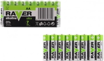 Piles alcalines AA LR6 1,5 V – lot de 8