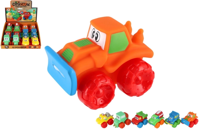 Véhicules de chantier pour les tout-petits à roue libre (assortiment, 12 pcs)