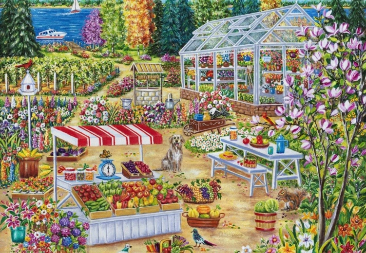 GRAFIKA Puzzle Jardinage 1000 pièces