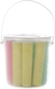 Craies dans un seau, 15 pcs