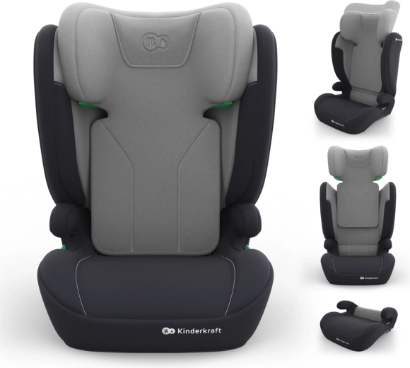 Siège auto Kinderkraft i-Spark 2 Plus i-Size 100–150 cm gris