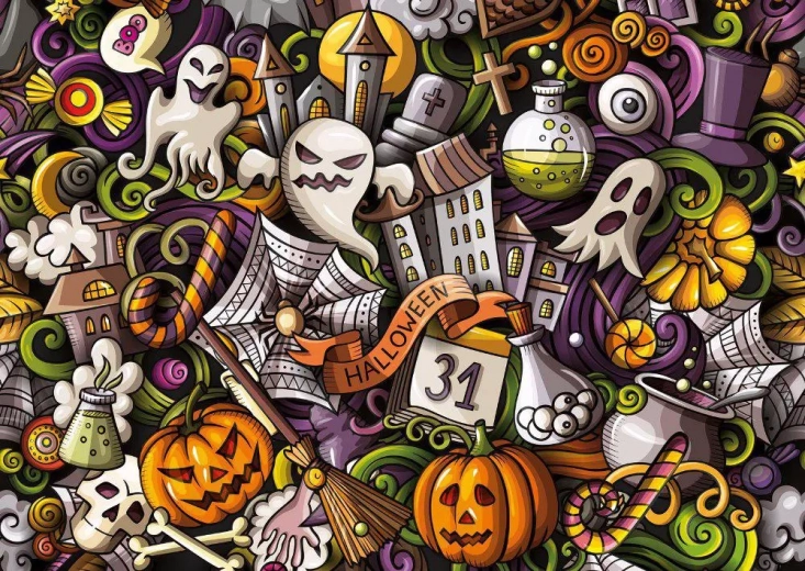 puzzle halloween 1000 pièces