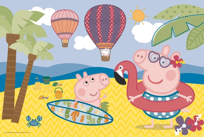 Puzzle Peppa Pig : Vacances Maxi 24 pièces