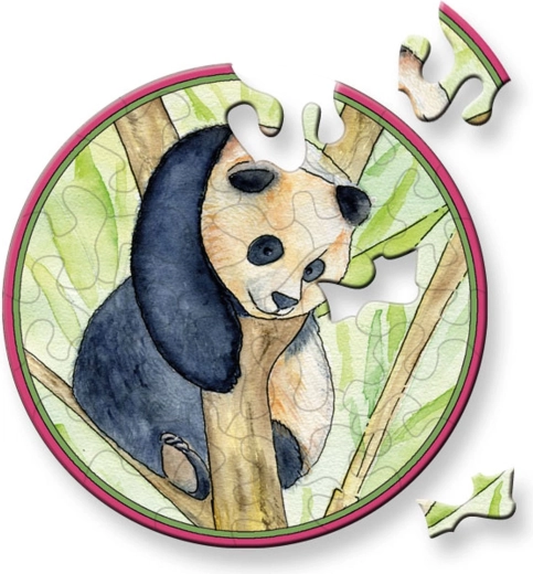 Curiosi puzzle rond Picoli Panda 33 pièces