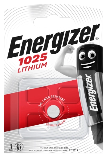 Pile bouton au lithium Energizer CR1025 3 V