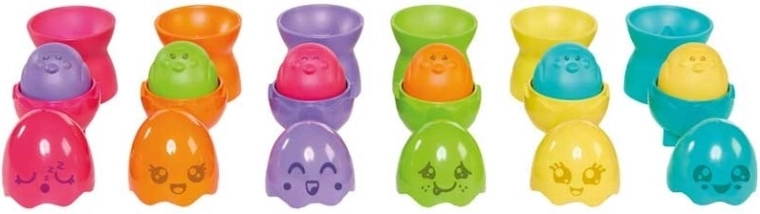 Couleurs joyeuses et visages mignons