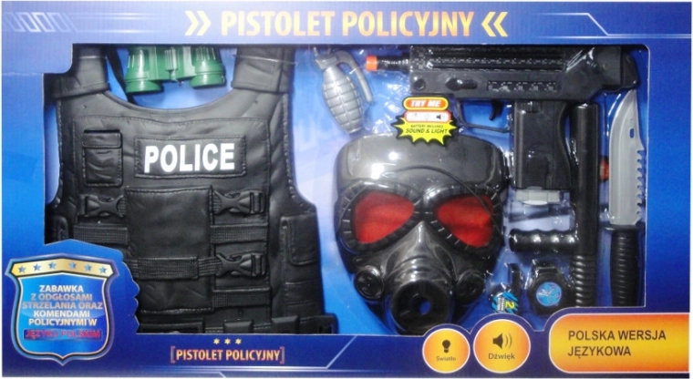 Set de police avec module vocal en polonais