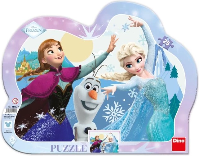Anna et Elsa – puzzle pour enfants façonné, 25 pièces