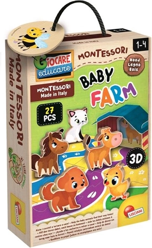 Ferme Montessori en bois pour enfants