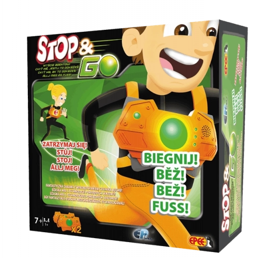 Stop & Go – course d’agents, jeu interactif avec capteurs de mouvement