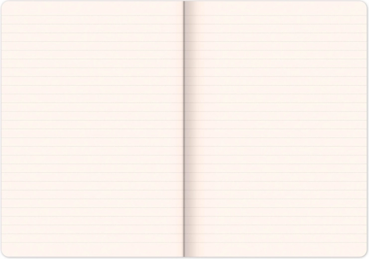 Écriture confortable sur papier ligné