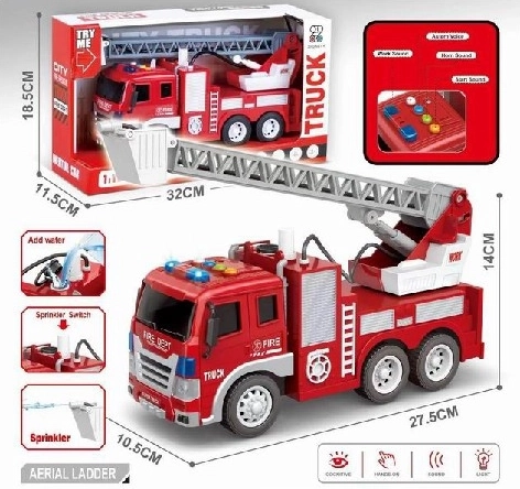 Camion de pompiers à l’échelle 1:16