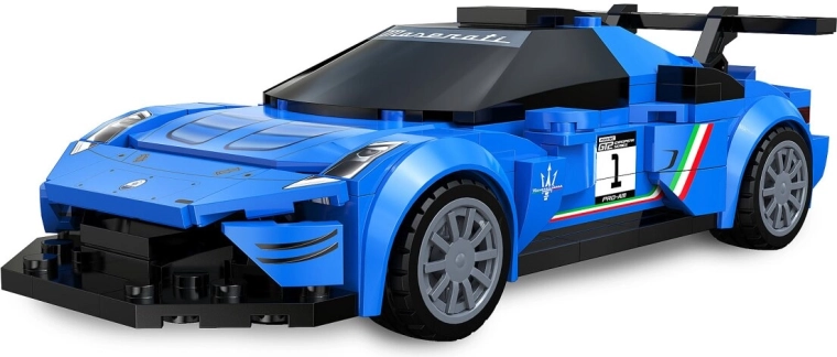 Jeu de construction CaDA Maserati GT2 à l’échelle 1:24, bleu