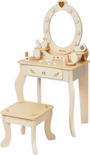 Coiffeuse pour enfants Elly Natural Milly Mally