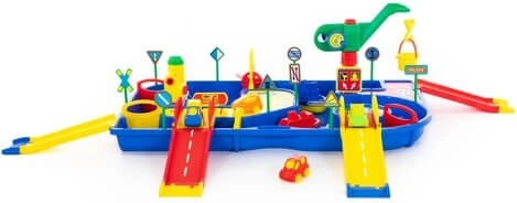 2 bateaux et 4 petites voitures pour un jeu sans fin