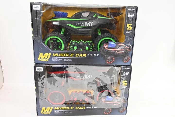 Voiture tout-terrain radiocommandée M1 muscle car 4WD 1:12 avec lumières et son