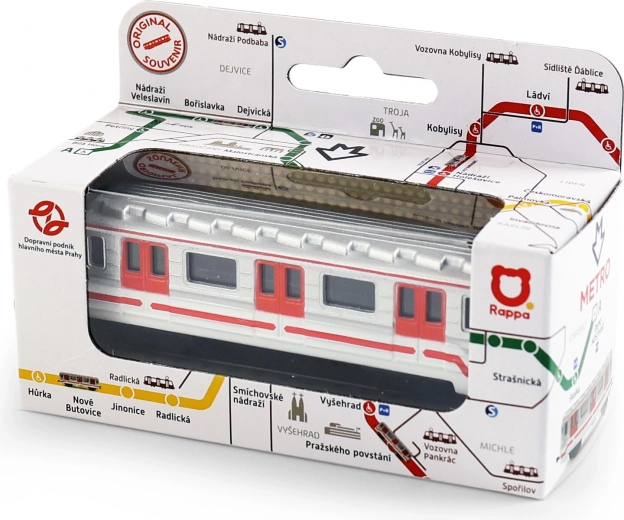 Mini rame de métro en métal 8 cm