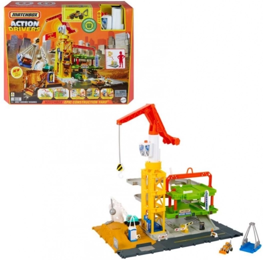 Zone de construction Matchbox avec lumières et sons