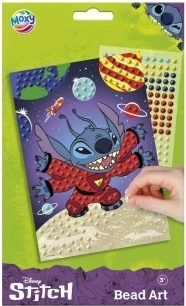 Création d’un tableau Stitch – kit créatif avec autocollants à perles