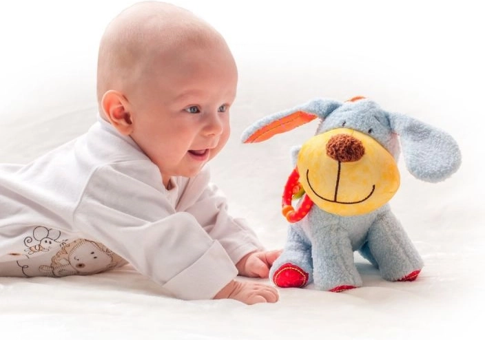 Joyeux compagnon en peluche dès la naissance