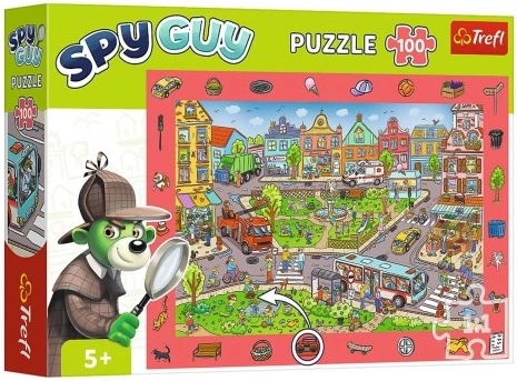 Puzzle d’observation SPY GUY – Ville, 100 pièces