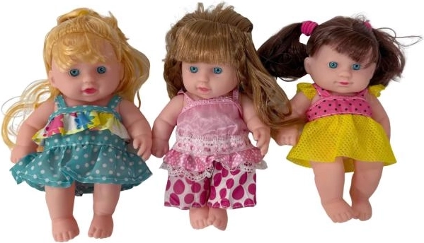 Poupée avec cheveux 20 cm